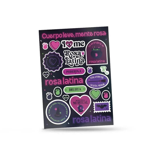 Cartela de Stickers Coleccionables