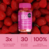 Rosa Hair | Biotina + Vitaminas para Cabello, Piel y Uñas
